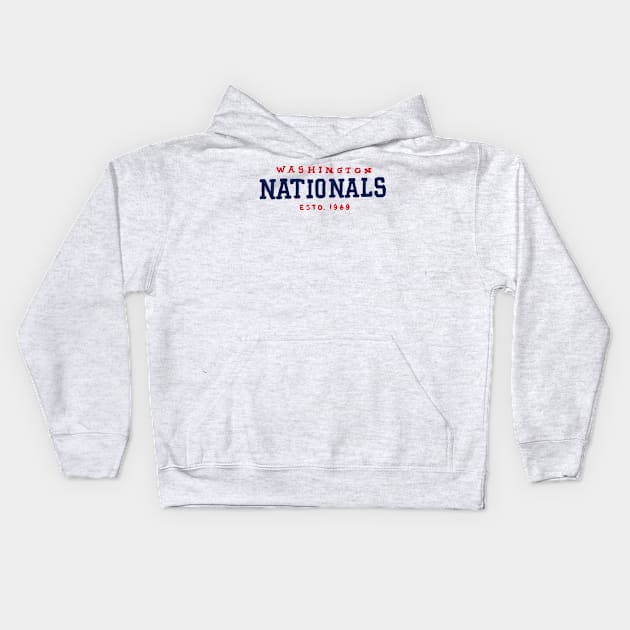 Washington Nationaaaals 07 Kids Hoodie by Very Simple Graph